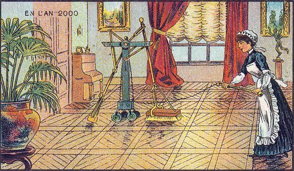 A retrofuturistic vision of how work gets easier through automation.