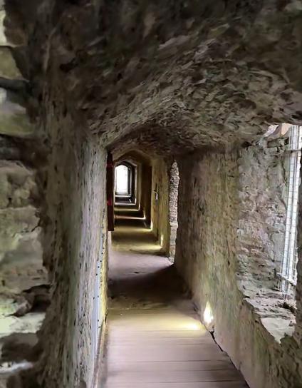 Hallway at Caerphilly Castle