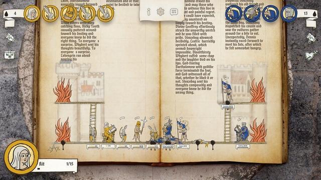 a medieval illustrated book