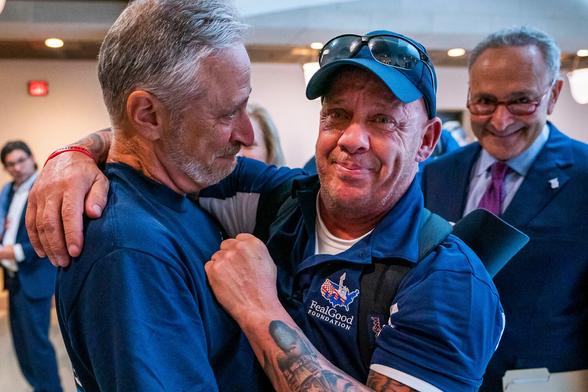 Jon Stewart and John Feal are absolute hard-core F@ckin’ legends