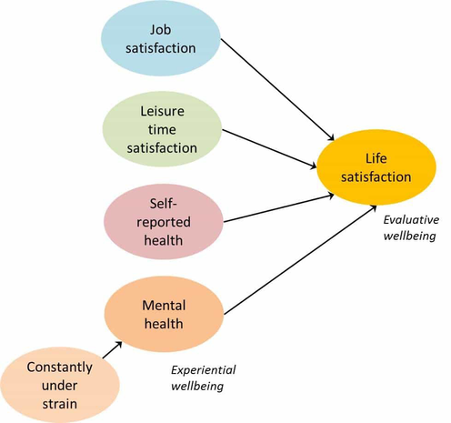 Graphic regarding life satisfaction