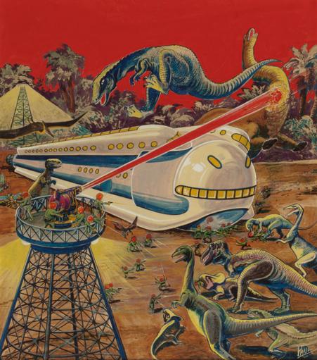 Frank R. Paul art for Wonder Stories science fiction magazine