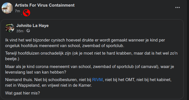 #hoofdluis #covid19 #selectievepaniek #RIVM #OMT #DutchDisease
