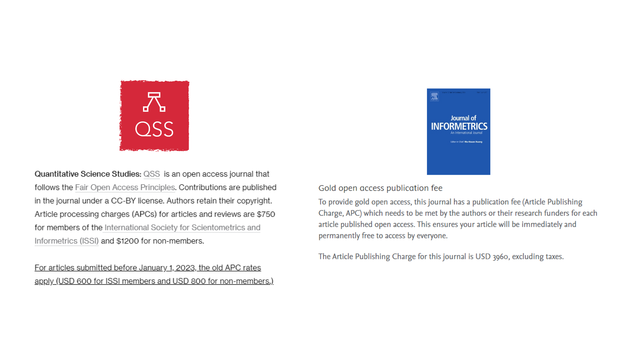 APCs of QSS and JOI