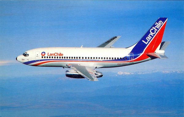 737 airplane flying above the clouds