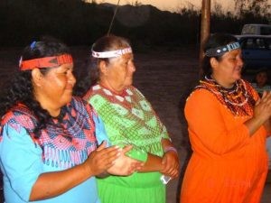 Kiliwa women of the State of Baja California, Mexico. Not all of them can speak their mother tongue.