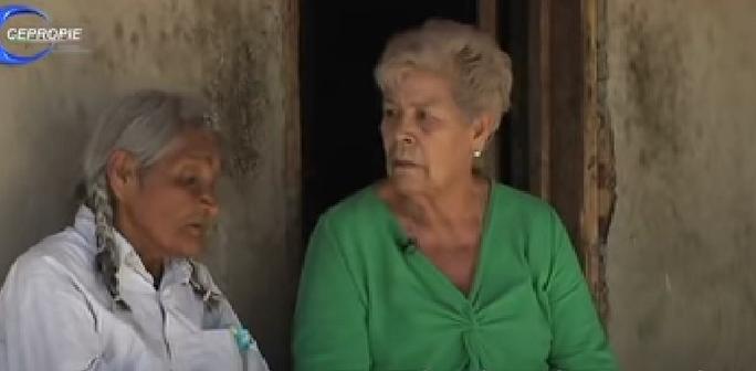 Two of the last fluent speakers of Kiliwa, the most endangered Mexican native language in the State of Baja California.