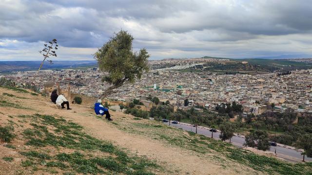 View over Fes with Qarawiyyin University in the center