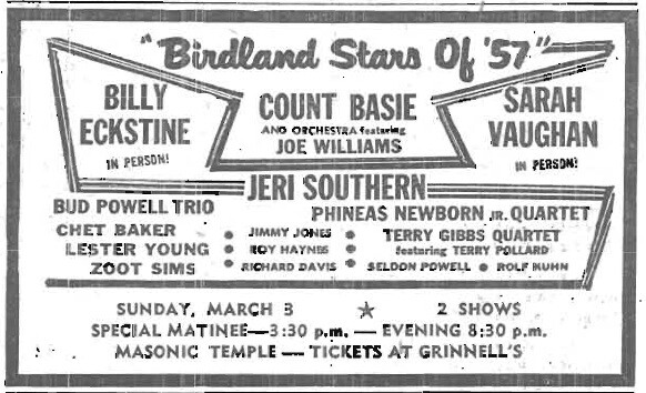 Birdland Stars of '57 - Masonic Temple - Detroit