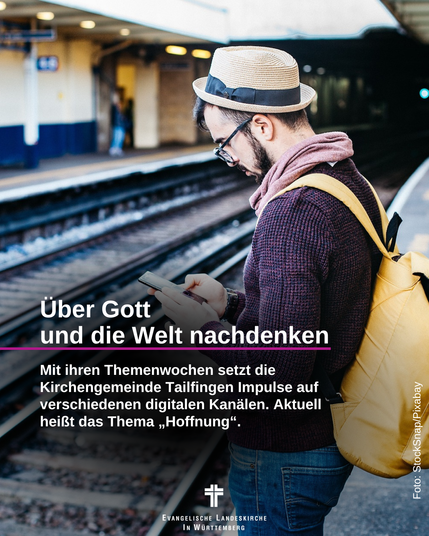 In unserer kleinen Reihe über digitale Projekte in württembergischen Gemeinden zeigen wir in Teil 2, wie die #Kirchengemeinde #Tailfingen mit digitalen #Themenwochen Impulse setzt. Die Inhalte dafür kommen aus der #Gemeinde, von Groß und Klein. Mehr lesen: https://t1p.de/70jn3
#evangelisch #kirche #elkwue #landeskirchewürttemberg #württemberg #evangelischekirche
#glaubensimpulse
#digitalekirche #elkwuedigital #onlinekirche
