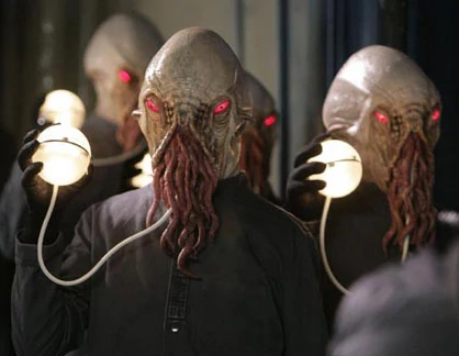 photo de Ood : extraterrestre avec des yeux rouges et des tentacules à l'avant qui font penser à des pieuvres