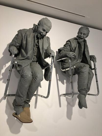 Escultura del artista español Juan Muñoz.