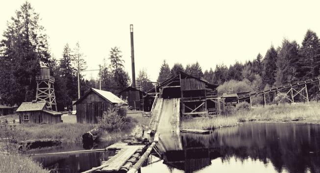 McLean Mill & Museum, National Historical Site in Port Alberni, BC.