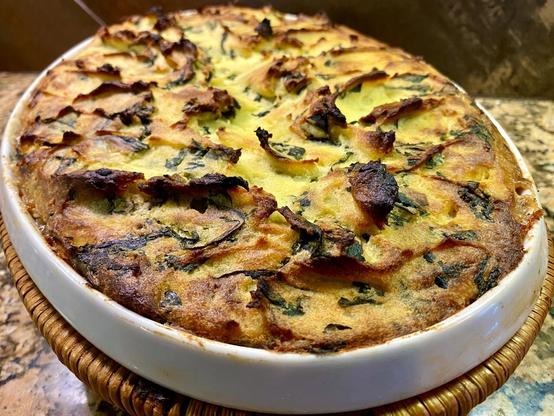 #IRISH-STYLE #FishPie with #cod #fish, #mushrooms sauce 

I make this recipe every other year, alternating with corned beef dinner, as a St. Patrick’s Day tradition.