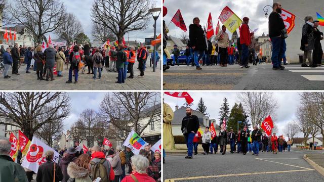 Nouvelle manifestation lochoise contre la réforme des retraites, ce dimanche 19 mars 2023.
© Photos cor. NR Denis Maljean