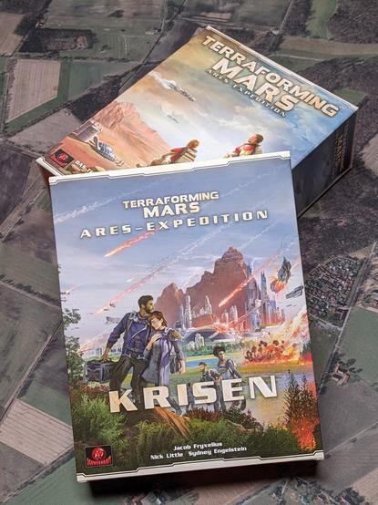 Terraforming Mars Ares Expedition und das Krisen Modul
