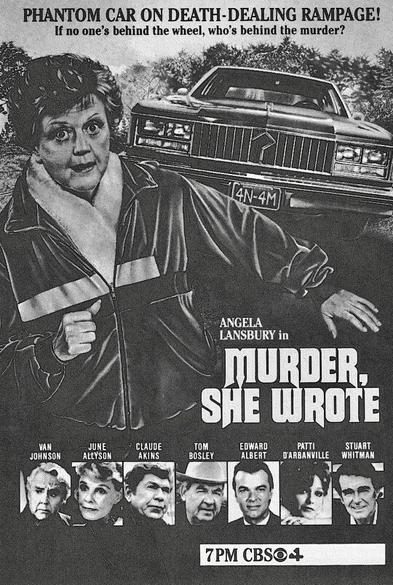 Jessica Fletcher getting run over by Chrysler