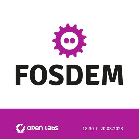 Logo of FOSDEM.