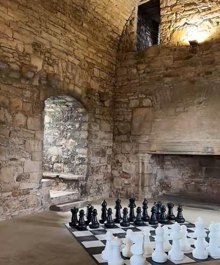 Old kitchen at Craigmillar Castle