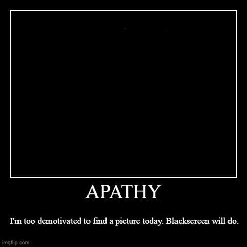 Black box of apathy