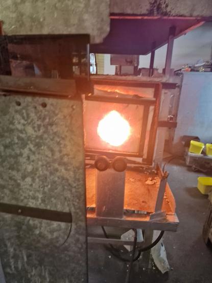 Photo of the reheating furnace I'm using