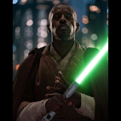 Ahmed Best returns to Star Wars as Jedi Kelleran Beq, in the latest chapter of The Mandalorian season 3.