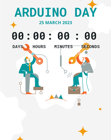 The Arduino Day countdown reaches 00:00:00:00
