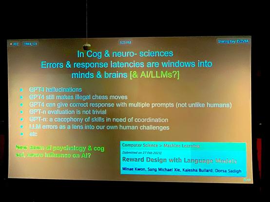 Just like errors in psychology and neuroscience are insightful, AI errors may also be (echoing the other theme of this conference: comparing AI and humans may usher in a new form of comparative psychology).