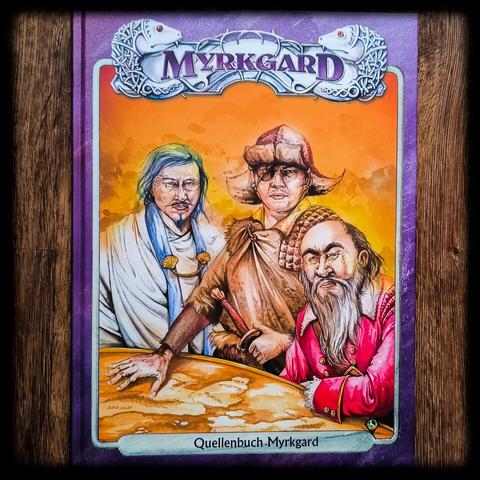 Cover des Quellenbuchs "MYRKGARD" für die 4. Edition von MIDGARD.