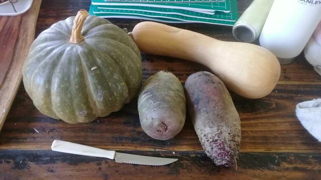 Zapallos y remolacha