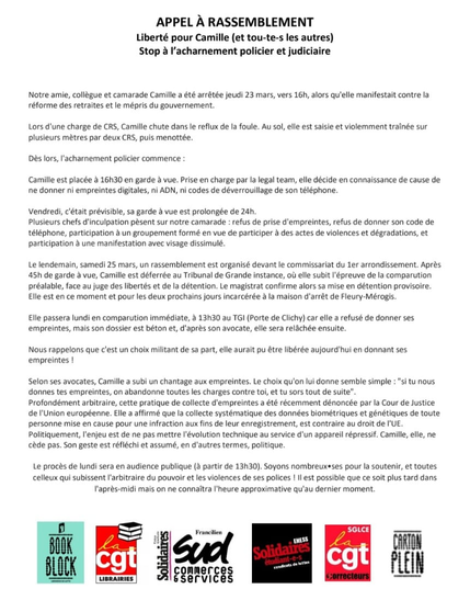 Désolé mais le tract comporte 3.000 caractères pour seulement 1500 autorisé pour la caption