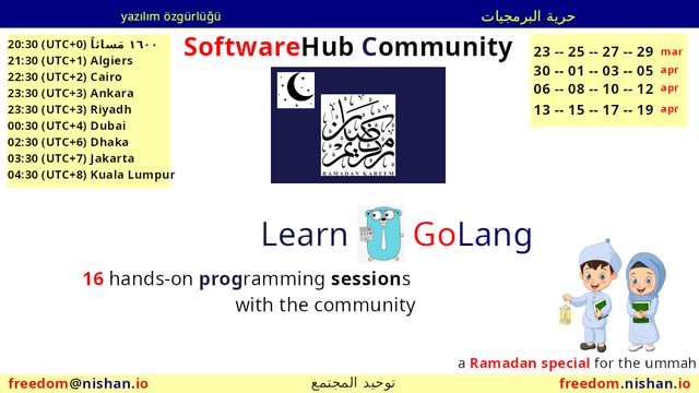 Session 3 of Learn Golang organized by SoftwareHub community.