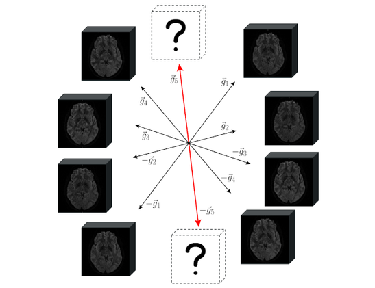 Illustration of q-space inpainting