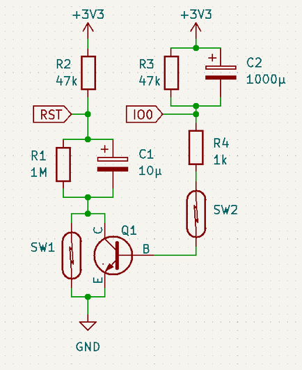 Schematics of the circuit