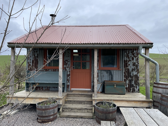Tin Shed at Lower Towie near Drummuir