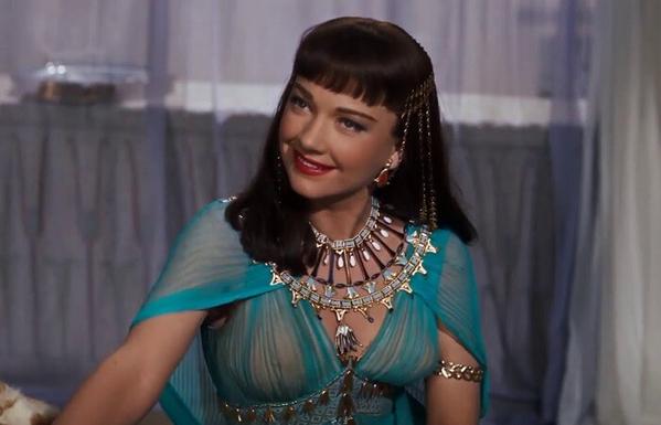 It's the annual airing of "The Ten Commandments" on #ABC, and will forever be at awe at the beauty of the legendary, #AnneBaxter.