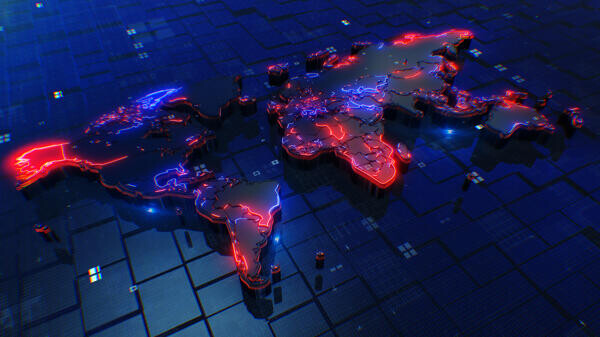 3d,Illustration,World,Map,Digital,Background,4k