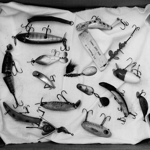A selection of fishing lures