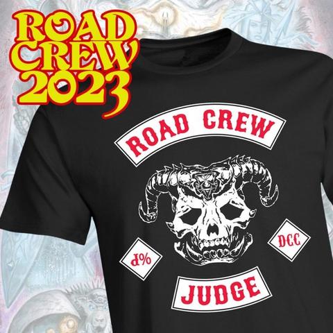 Photo of the DCC devil skull logo in a shirt
