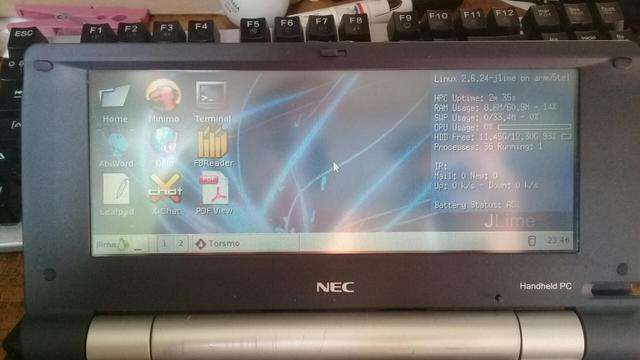 JLime desktop de cerca