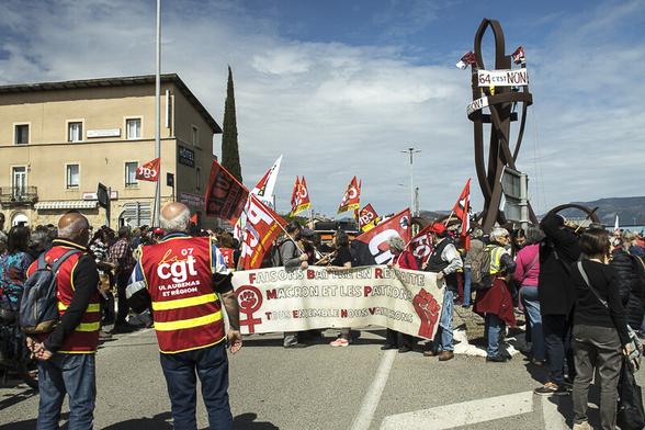 Manifestation du 6 avril 2023 à Aubenas