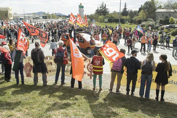 Manifestation du 6 avril 2023 à Aubenas