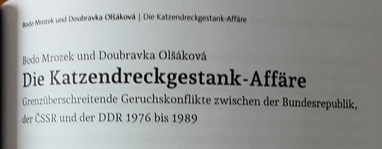Was für eine Überschrift in einer wissenschaftlichen Geschichts-Zeitschrift: "Die Katzendreckgestank-Affäre".