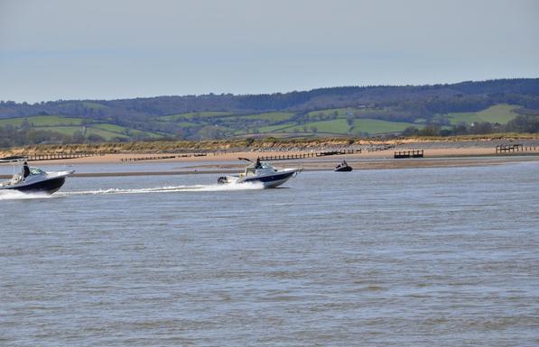 Looking across the Exe Estuary during low tide.
