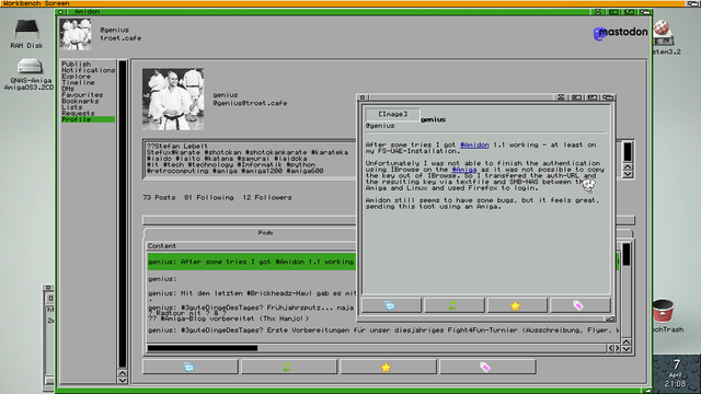 Trööt made on Amidon on an emulated Amiga