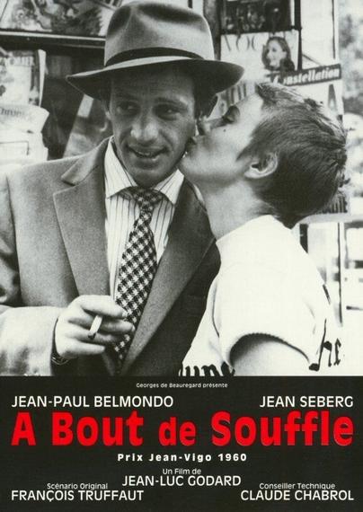 Poster for Jean-Luc Godard’s À bout de souffle (1960)