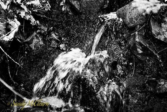 Waterfall on a small brook.