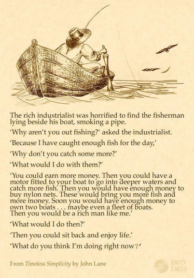 The tale of the fisherman and the rich capitalist