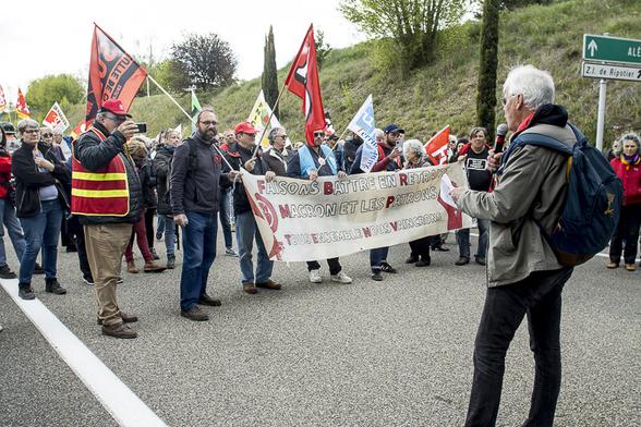 Manifestation du 13/04/23 à Aubenas