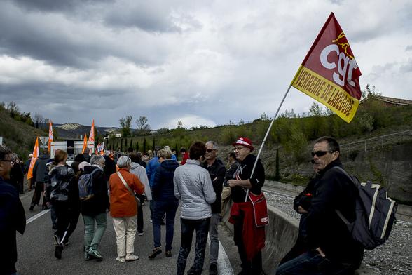 Manifestation du 13/04/23 à Aubenas